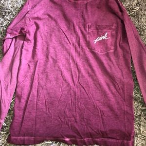 Purple long sleeve tee